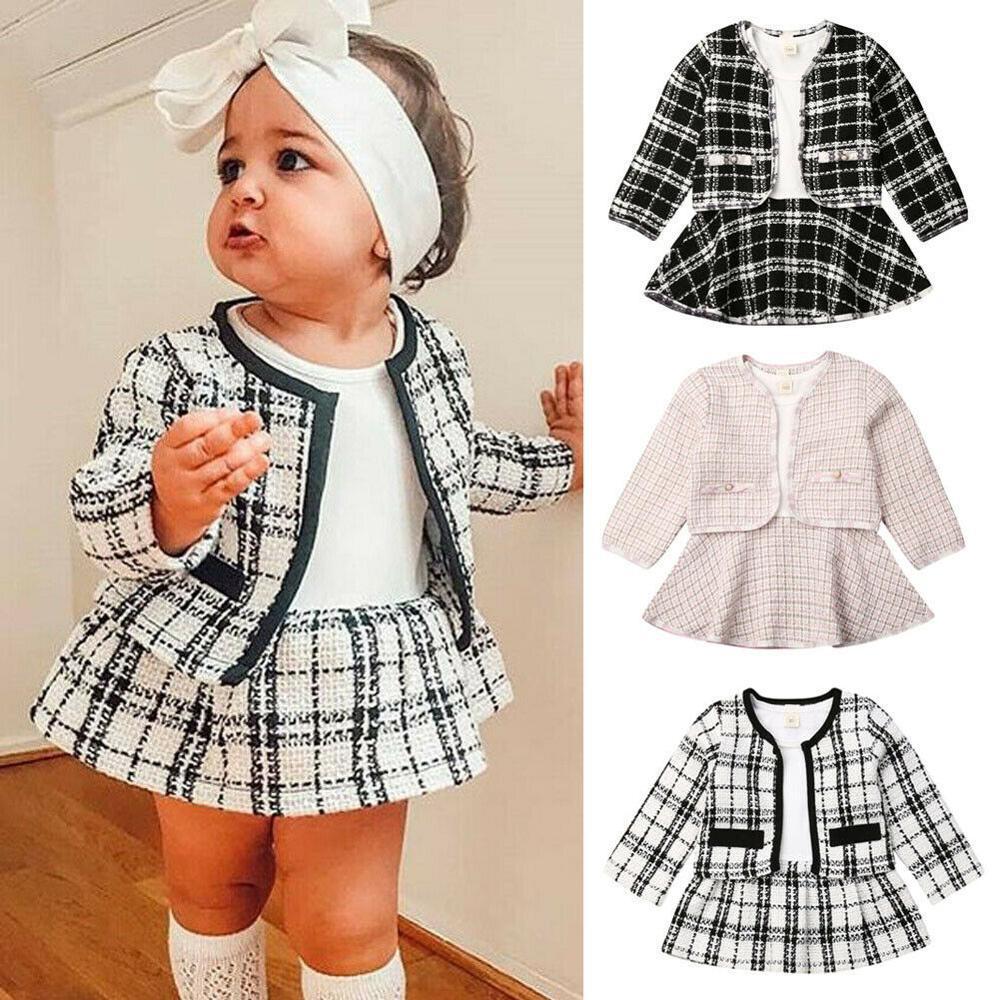 Robe à manches longues deux pièces pour bébé, petit costume vent encens