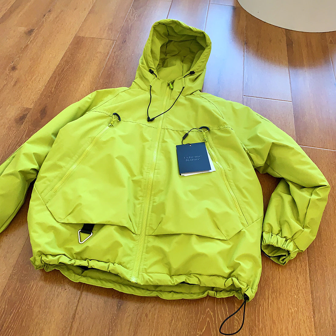 Large Workwear With Pocket Waterproof Hooded Cotton Jacket