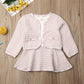 Robe à manches longues deux pièces pour bébé, petit costume vent encens