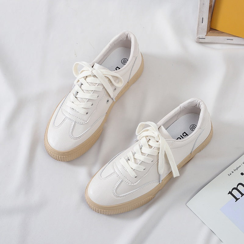 Spring New Leather Small White Shoes Casual Women's Shoes Sneakers