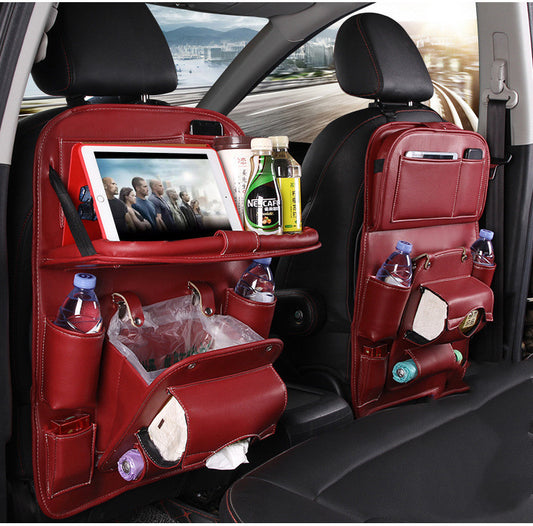 Pad-Sac Organisateur Plateau De Voiture-Siège De Voiture-Poubelle-Peut Auto-Accessoires Pliable Table Voyage