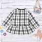 Robe à manches longues deux pièces pour bébé, petit costume vent encens