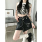 Hot Girl Retro Denim High Waist Slimming Skirt