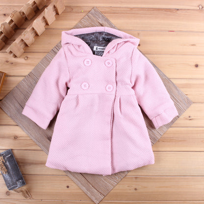 Kiethleen Manteau D'hiver | Hiver nouvelle petite fille enfant version Coréenne de l'usure de bébé chaud manteau à capuchon veste 3 couleurs