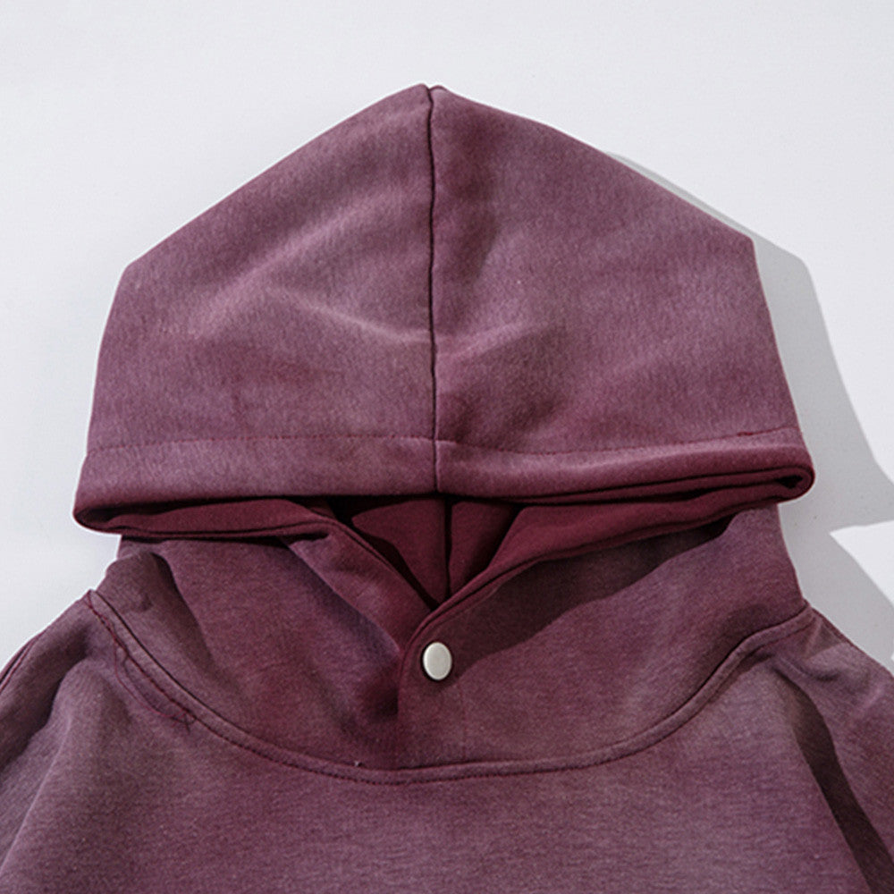 Inkjet Gradient Hooded Sweater For Men