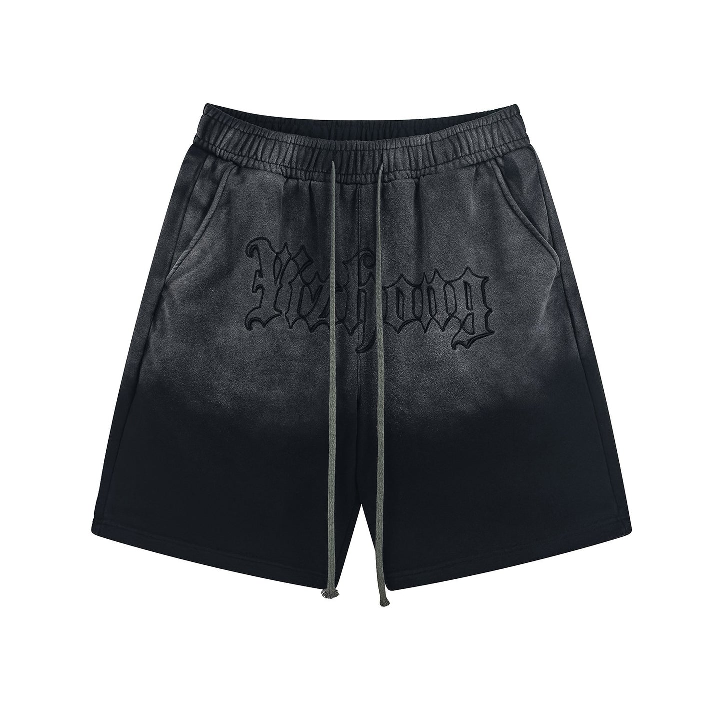 Heavy Washed And Dyed Sports Shorts Men And Women Knitted Trousers