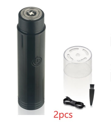 Mini Portable Rasoir Électrique Auto-Assistant Cheveux Maker Ortable Électrique Rasoir Barbe Couteau USB De Charge