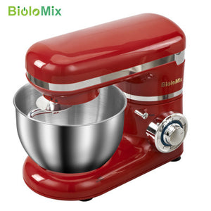 1200W 4L Bol En Acier Inoxydable 6-vitesse Cuisine batteur sur Socle Alimentaire Crème Oeuf Fouet Mélangeur Gâteau Pâte Pain mixer Maker Machine