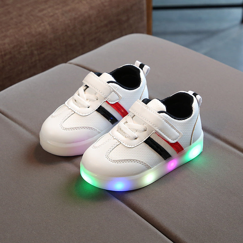 Kimmy Blanc LED Sneakers Chaussures