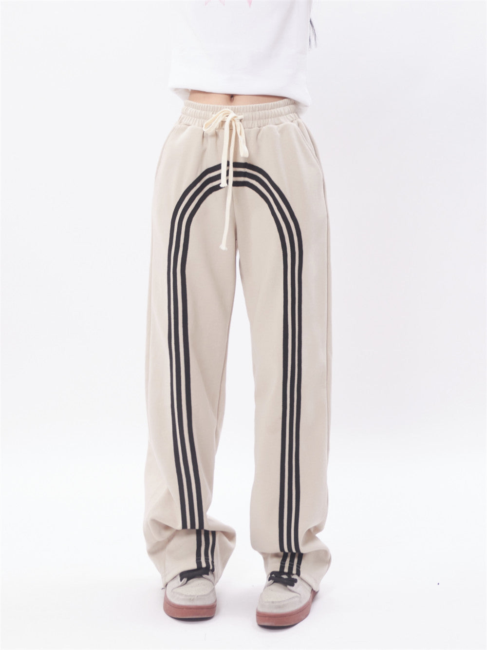 Fashion Three Bars Casual Sweatpants Men