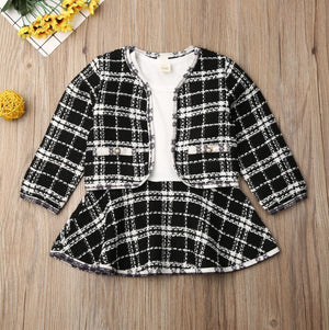 Robe à manches longues deux pièces pour bébé, petit costume vent encens