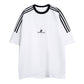 Men's Letter Embroidered Short-sleeved T-shirt