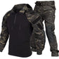 Black And Gray Industrial Attack SP2 Tactical Top Battle Suit