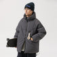 Winter Retro Thickened Hoodie Padded Coat Cotton-padded Coat For Men