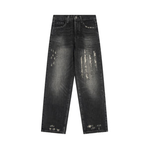 Fashion Personality Distressed Worn Jeans For Men