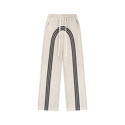 Fashion Three Bars Casual Sweatpants Men