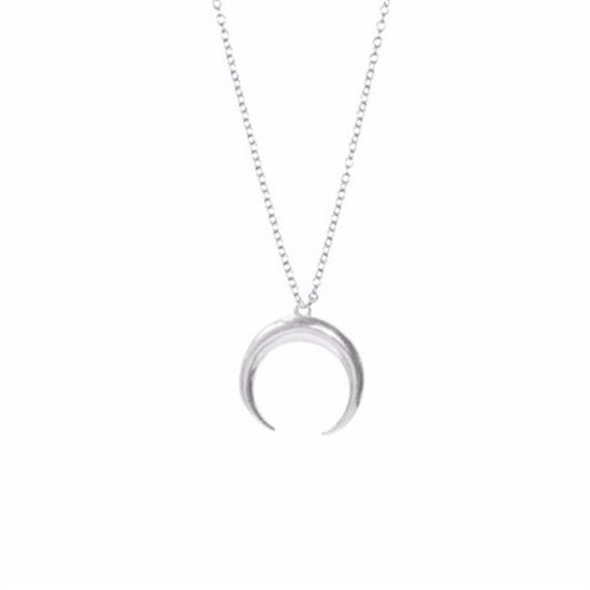 Nouveaux bijoux de mode Croissant cornes lune pendentif collier cadeau pour les femmes fille