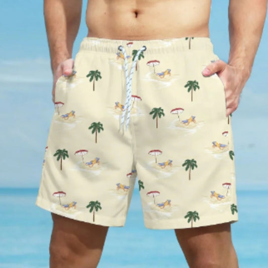 Shorts de plage de sport à la mode pour hommes imprimés