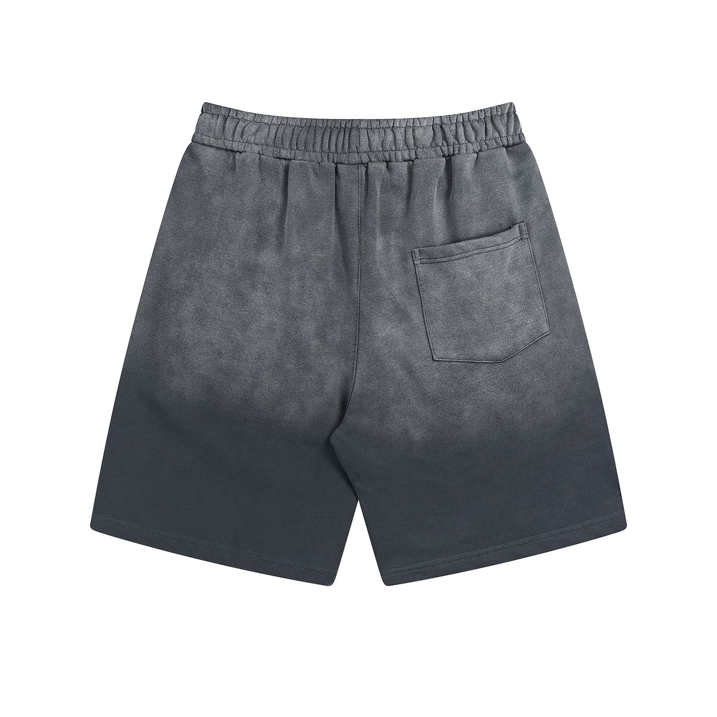 Heavy Washed And Dyed Sports Shorts Men And Women Knitted Trousers