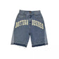 New Fashion Men's Loose Fashion Fashion Brand Retro Alphabet Denim Shorts