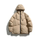 Winter Retro Thickened Hoodie Padded Coat Cotton-padded Coat For Men