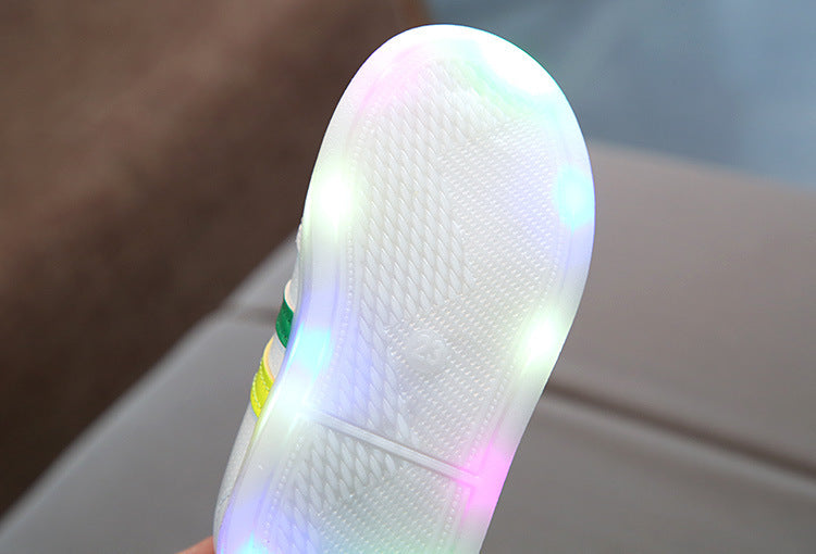 Kimmy Blanc LED Sneakers Chaussures