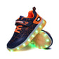 Taille 26-37 Enfants Led USB Recharge Rougeoyant Chaussures Enfants de Crochet Boucle