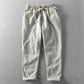 Cotton And Linen Youth Plus Size Long Pants