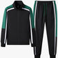 Men's Casual Sports Stand Collar Cardigan Two-piece Set