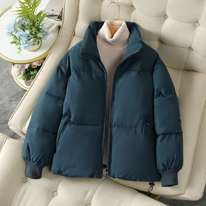 Korean Style Short Padded Down Jacket Women