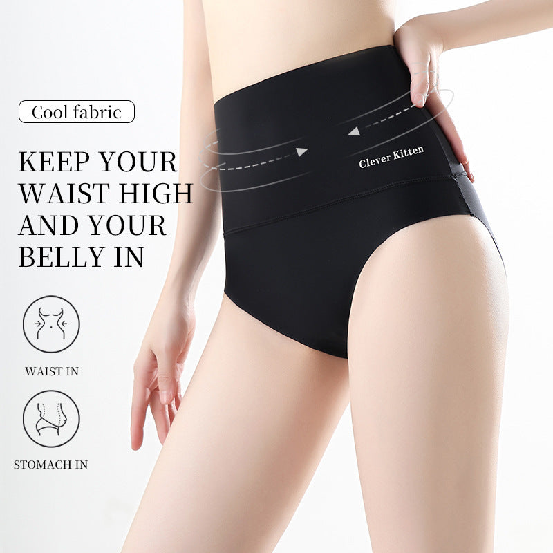 Cross-border Hot Sale High Waisted Tuck Pants Seamless Corset Panties Body Shaping Hip Lifting Antibacterial Breathable Briefs