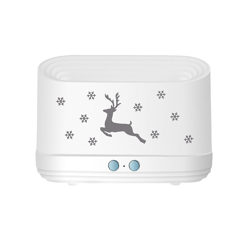 Elk Flamme Humidificateur Diffuseur Muet Ménage Atmosphère Lampe De Noël Décorations pour La Maison