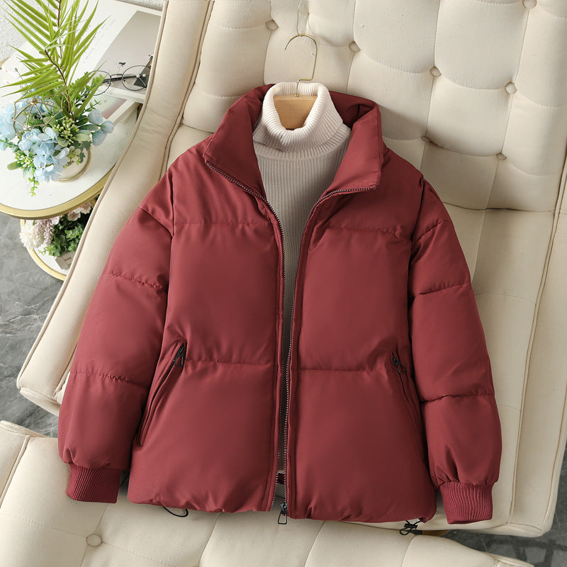 Korean Style Short Padded Down Jacket Women