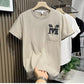 Short Sleeve Combed Cotton T-shirt Half Sleeve