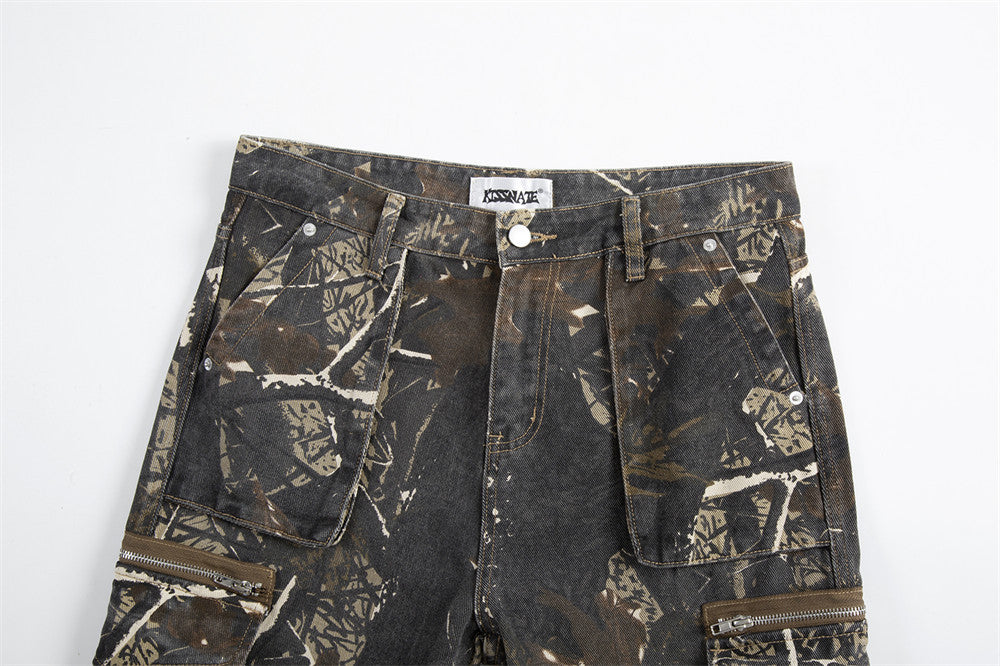 Jungle Camouflage Vêtements de travail Pantalons Hommes