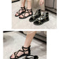 Women's Fashion Simple Zipper Roman Sandals