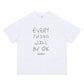 Creative Letters Simple All-match Casual T-shirt