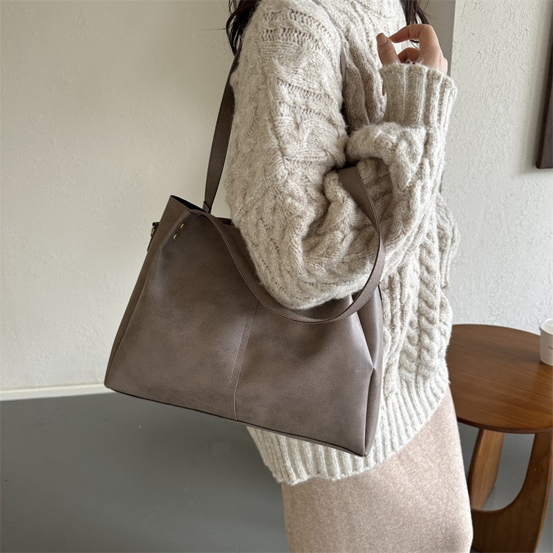 Fashion Tote PU Shoulder Crossbody Underarm Bag