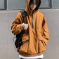 Top Hooded Jacket Loose Half Zip Windbreaker Workwear