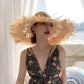 Seaside Beach Hat British Raffia Hat Summer Vacation Sun Protection Sun Hat