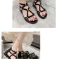 Women's Fashion Simple Zipper Roman Sandals