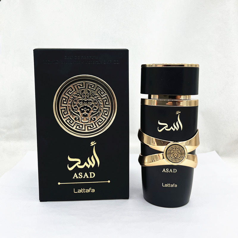 Asad Noir Eau De Parfum Vaporisateur Pour Hommes-Femmes Fragrance Tone Arabe Importé De Longue Durée Avec Notes De Poivre Noir, Ananas, 3.4 Au Tabac Oz