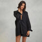 Sexy Deep V Nightdress Pure Cotton Short Women's Homewear