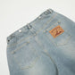 American Retro Nostalgic Washed Denim Shorts