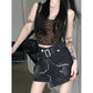 Hot Girl Retro Denim High Waist Slimming Skirt