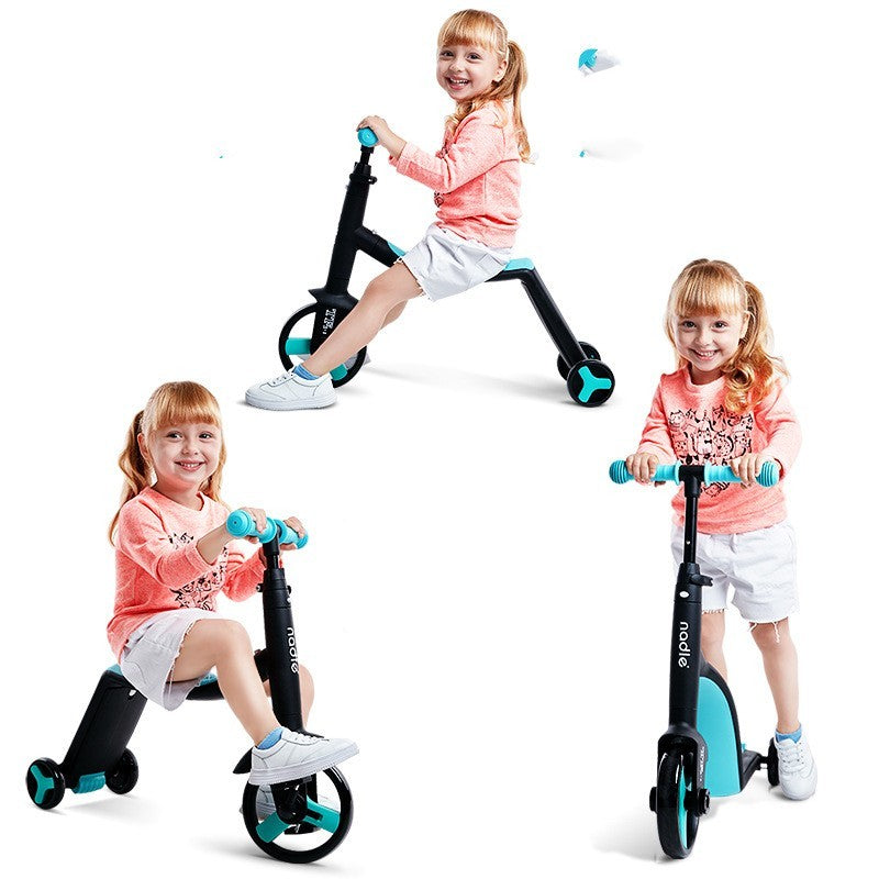 Les Scooters pour enfants glissent en équilibre