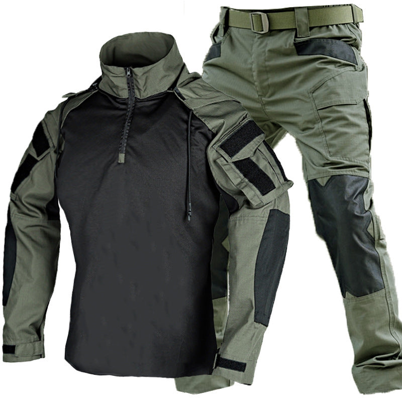 Black And Gray Industrial Attack SP2 Tactical Top Battle Suit