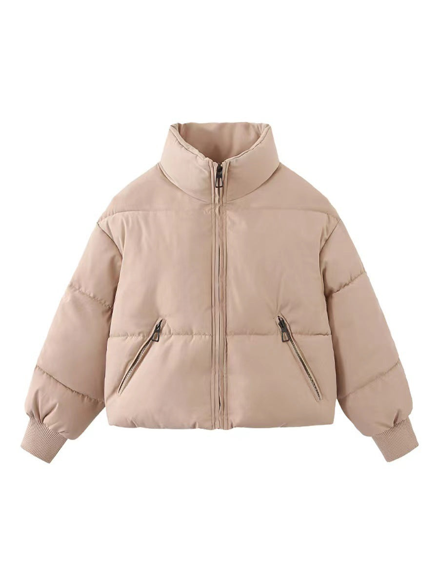 Korean Style Short Padded Down Jacket Women