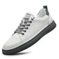 New Men's Leather Small White Shoes