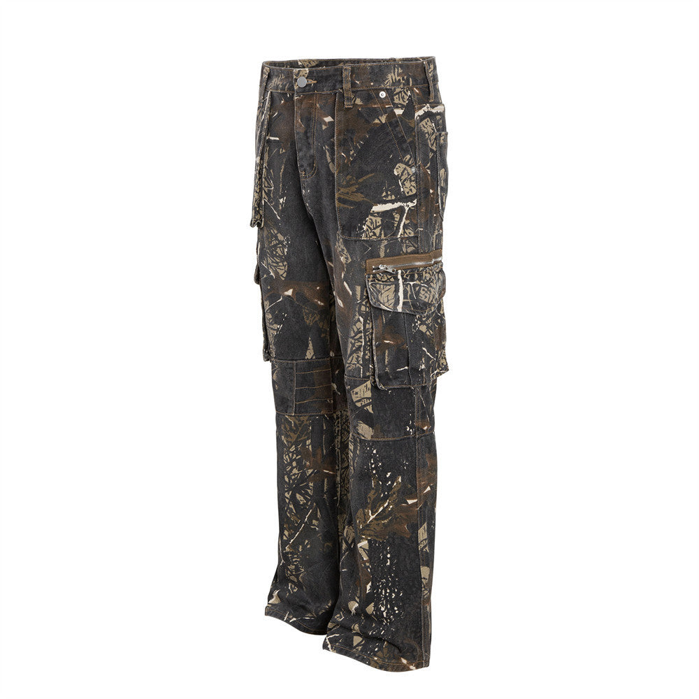 Jungle Camouflage Vêtements de travail Pantalons Hommes